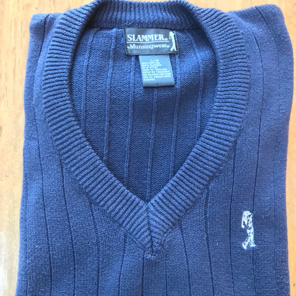 Slammer by Munsingwear Sweater Vest | Cotton | L